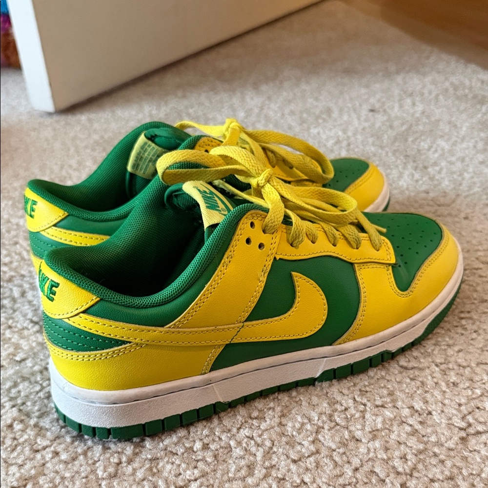 Nike Kids Dunk Yellow and Green Sneakers “Sprite”